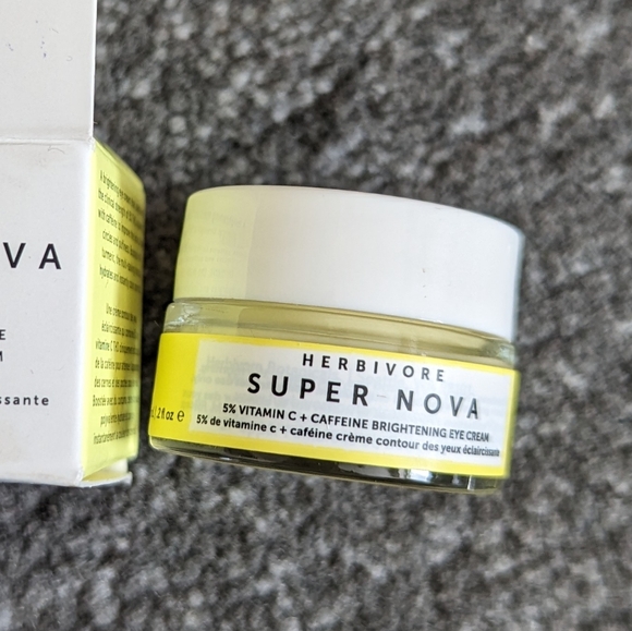 Herbivore Super Nova 5% THD Vitamin C + Caffeine Brightening Eye Cream 6ml mini - Picture 3 of 3